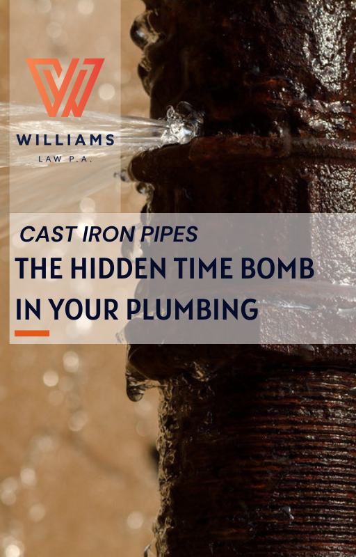 Cast Iron Pipes – The Hidden Time Bomb in Your Plumbing | Florida Property Damage Lawyer
